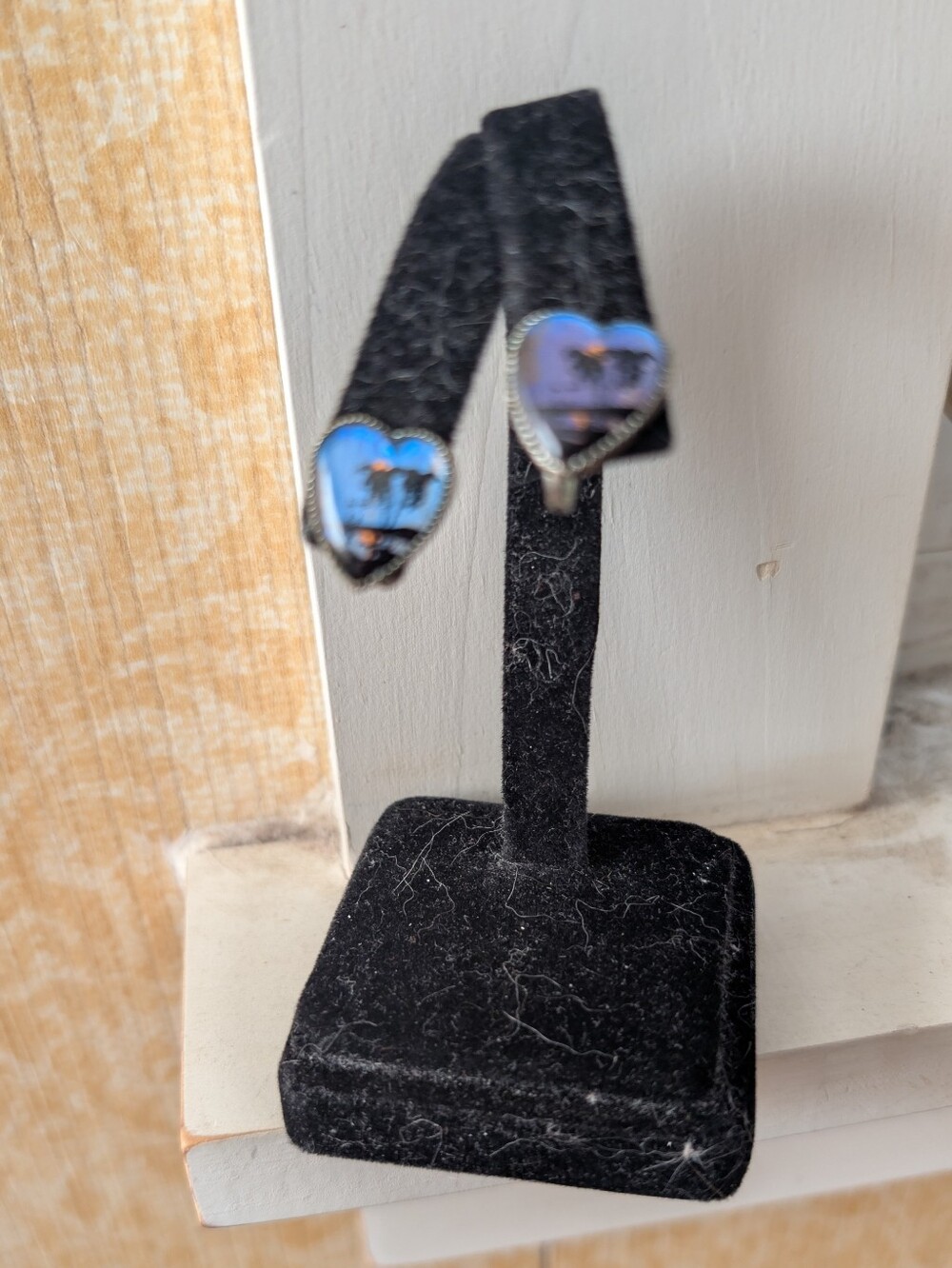 Vintage Butterfly Wing Screw Back Earrings